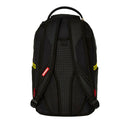 Zaino Unisex SPRAYGROUND in Tessuto Satin stampa Shark Central Yellow Tape Dlx