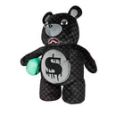 Zaino Teddy Bear SPRAYGROUND stampa Dripping Sharks in Paris Moneybear