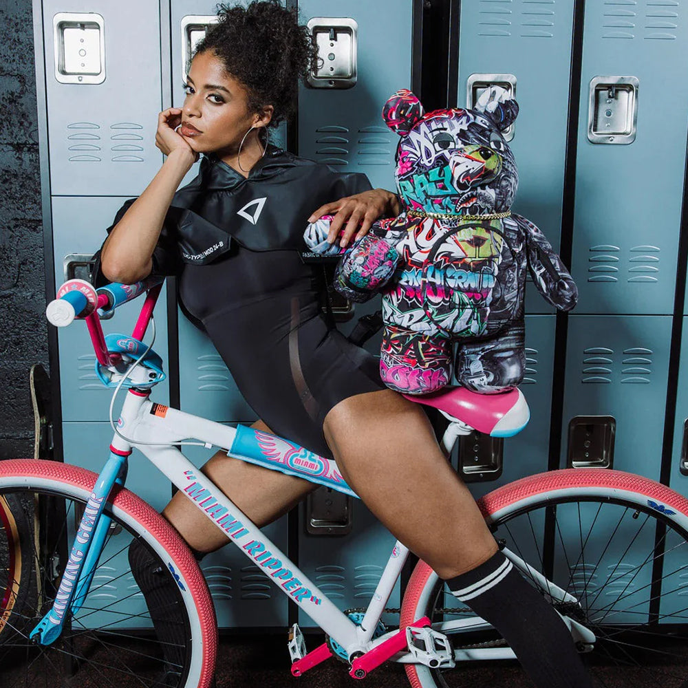 Zaino Teddy Bear SPRAYGROUND stampa Split Cybershark Moneybear