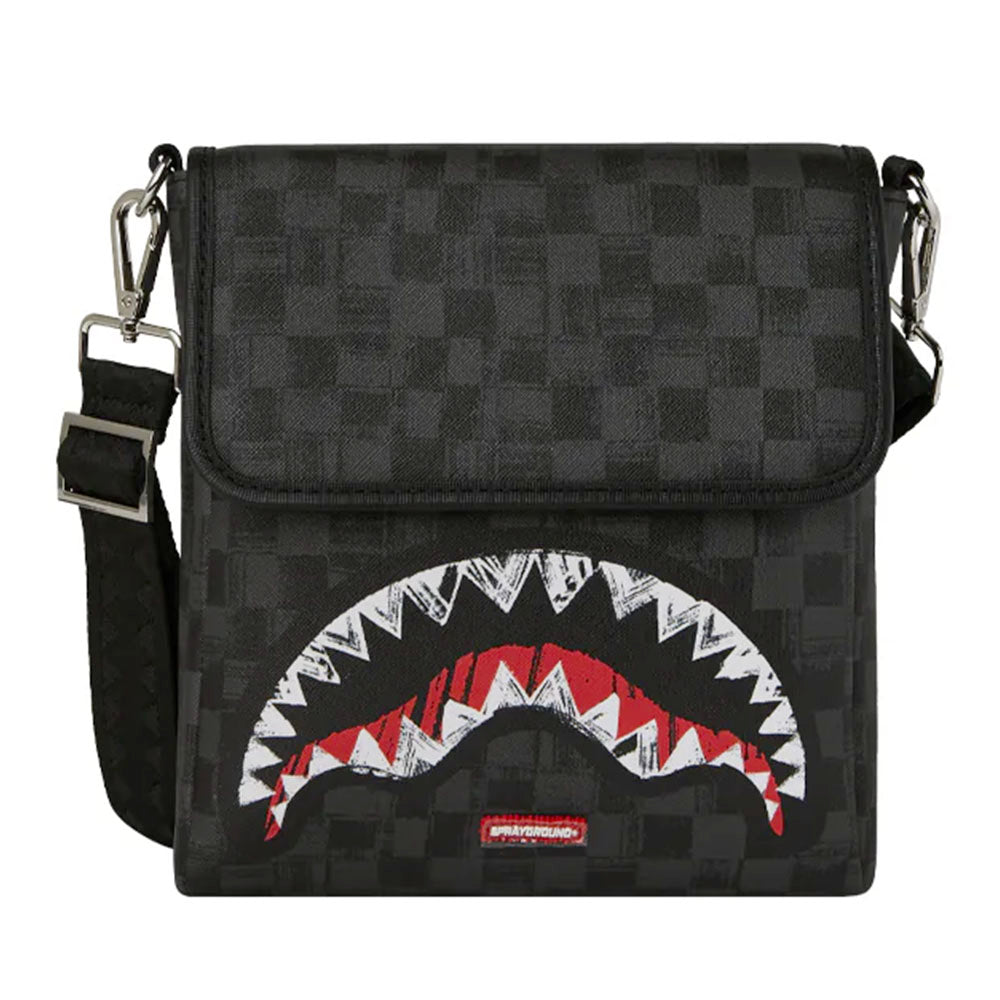 Borsello Uomo SPRAYGROUND stampa Scribble Shark