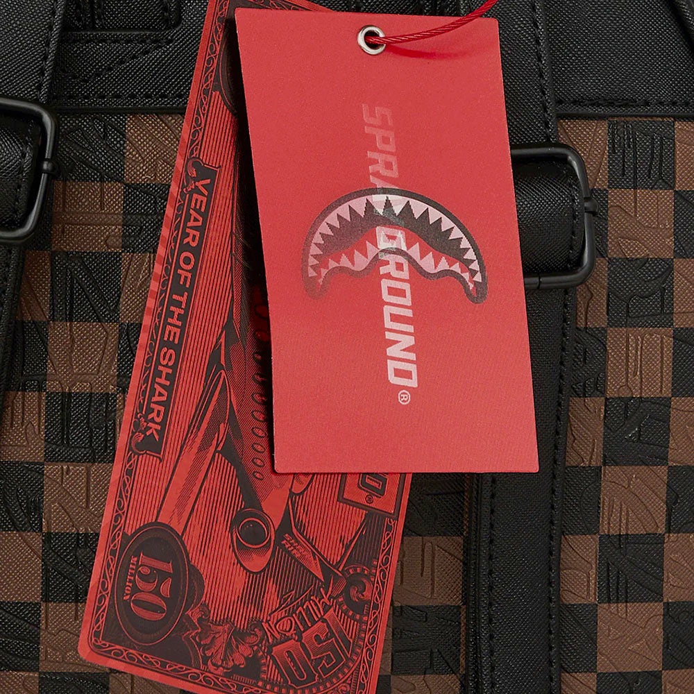 Zaino Small SPRAYGROUND stampa Check 2 Emboss Savage