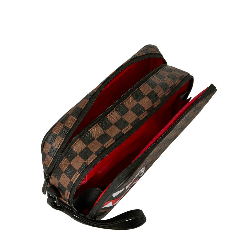 Necessaire SPRAYGROUND stampa Check 2 Emboss