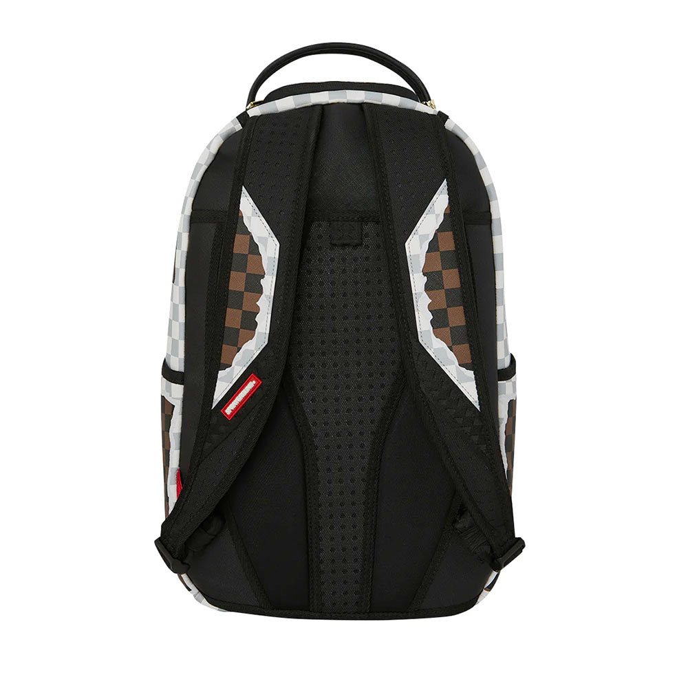 Zaino Unisex SPRAYGROUND stampa Cream and Brown Tear Check