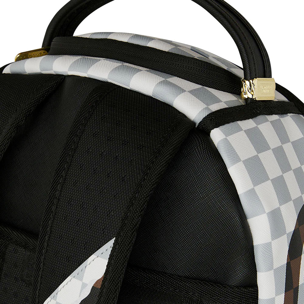 Zaino Unisex SPRAYGROUND stampa Cream and Brown Tear Check