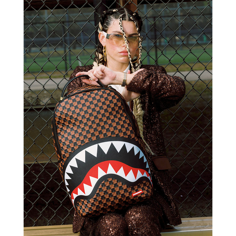 Zaino Unisex SPRAYGROUND stampa Sharks in Paris Pyramid