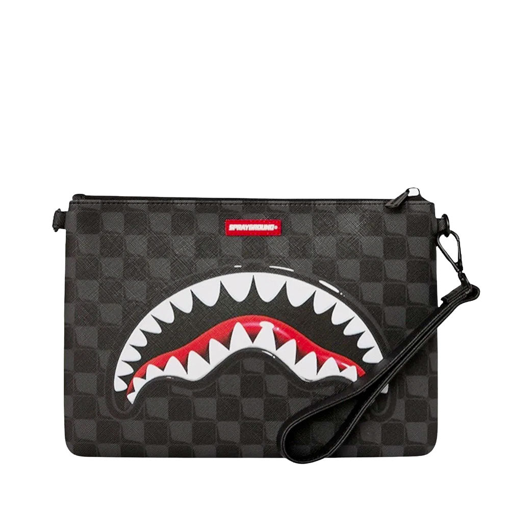 Pochette con Tracolla SPRAYGROUND stampa Sharks in Paris Balloon Black