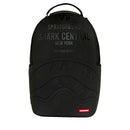 Sprayground Shark Central Embossed Black Nylon Rucksack – Unisex, Schwarz