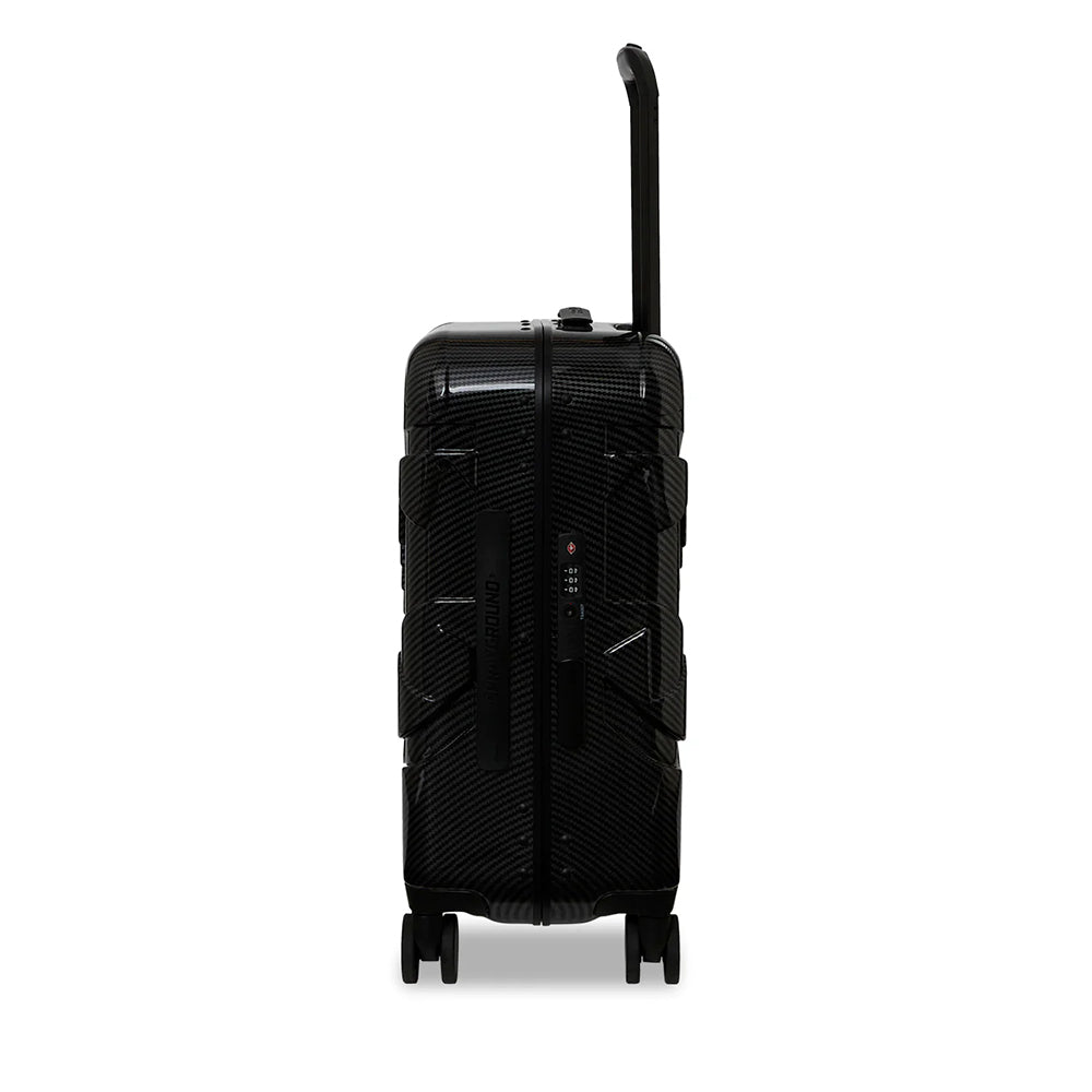 Trolley Cabina Rigido 4 Ruote SPRAYGROUND stampa Carbon Fiber