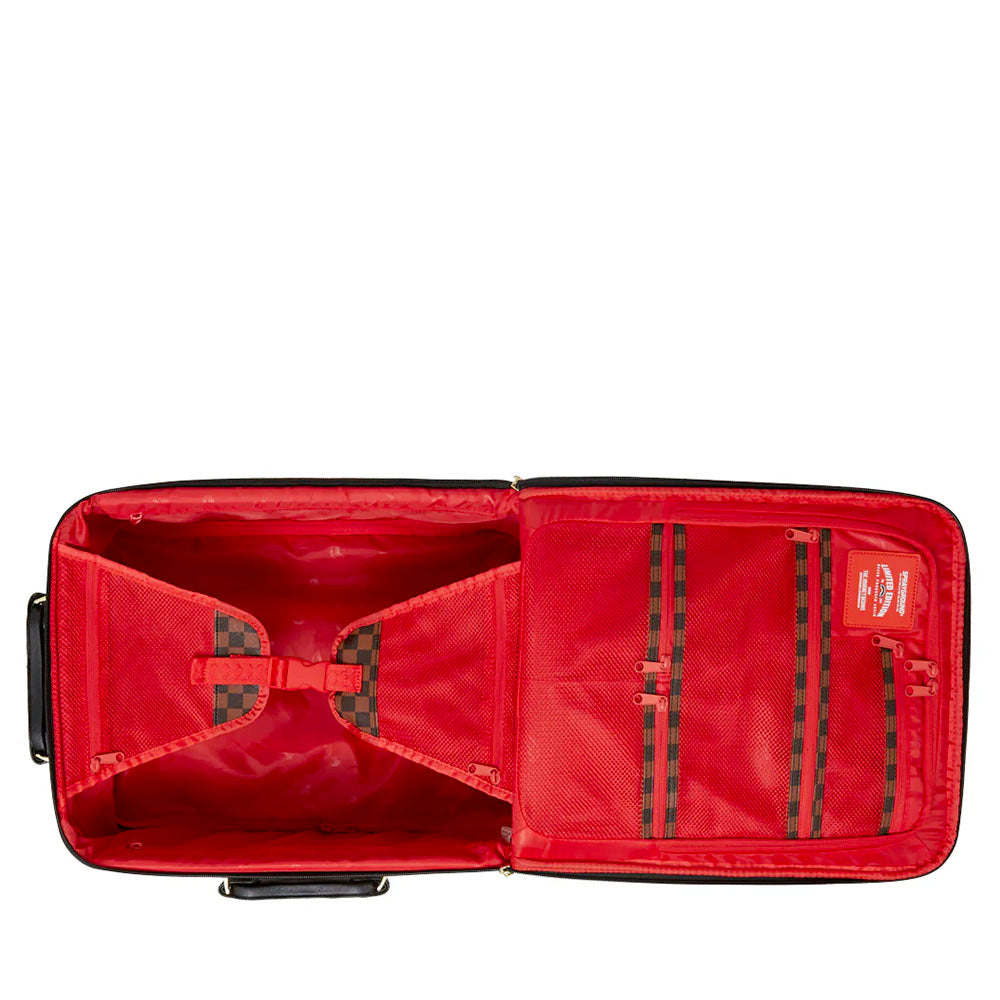 Trolley Cabina Semirigido 4 Ruote SPRAYGROUND stampa Hennyville