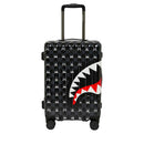 Hartschalen-Kabinentrolley 4 Rollen SPRAYGROUND Gray Peeking Character Check