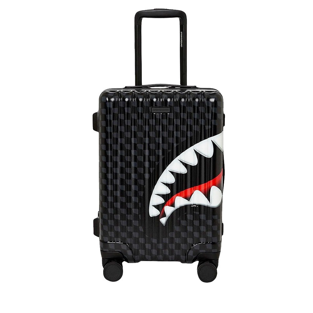Trolley Cabina Rigido 4 Ruote SPRAYGROUND stampa Sharks in Paris Balloon Black