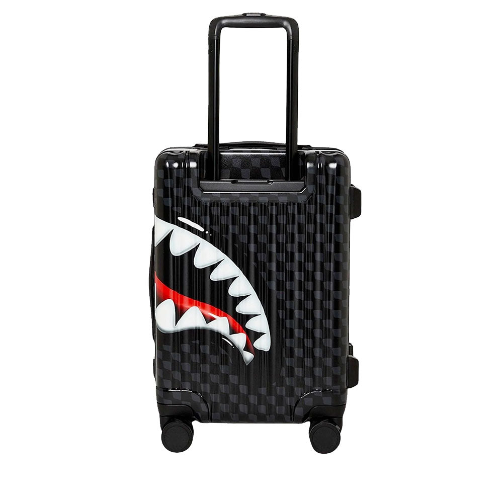 Hartschalen-Kabinentrolley 4 Rollen SPRAYGROUND Sharks in Paris Balloon Black