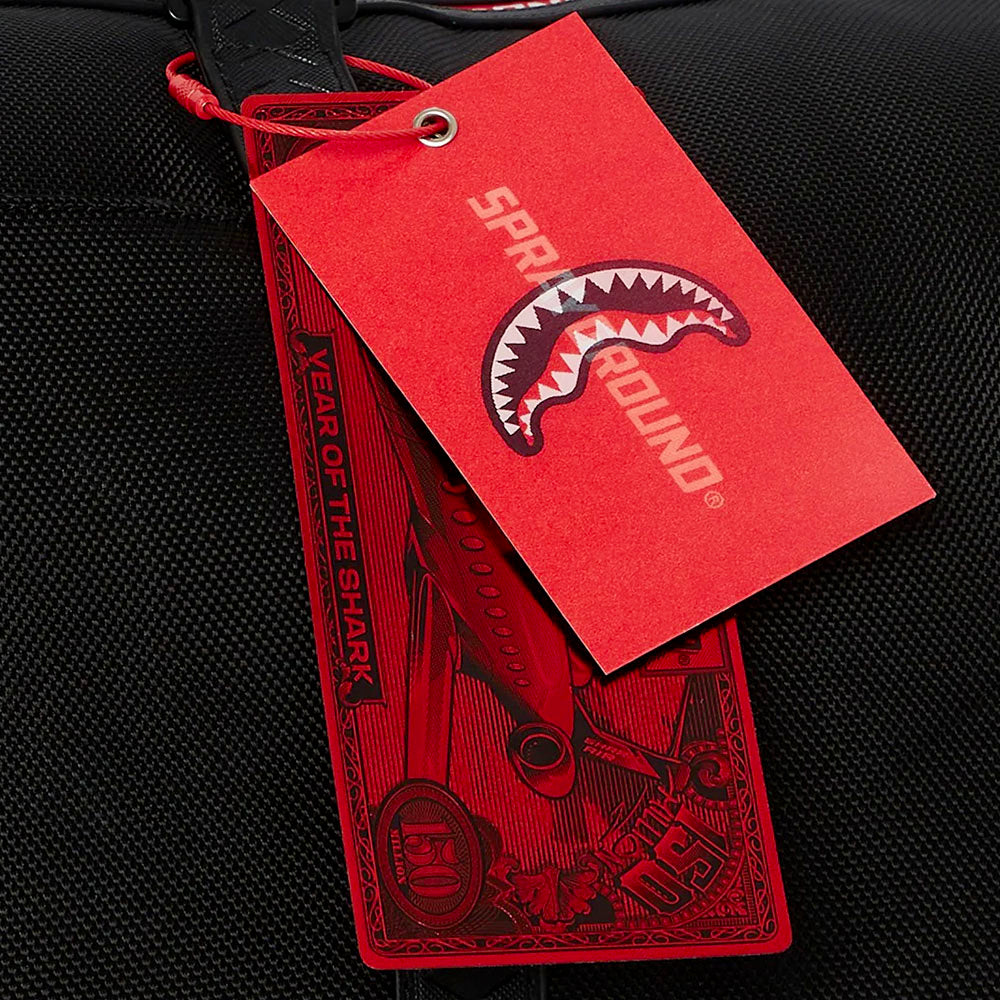 Borsone SPRAYGROUND in Tessuto stampa Printed Zipper Shark