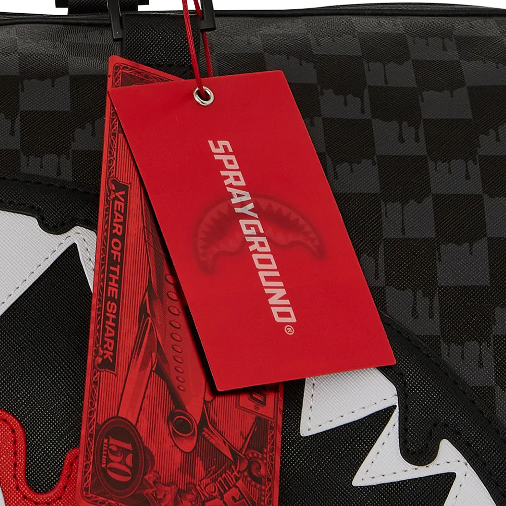 Borsone SPRAYGROUND stampa Dripping Sharks in Paris