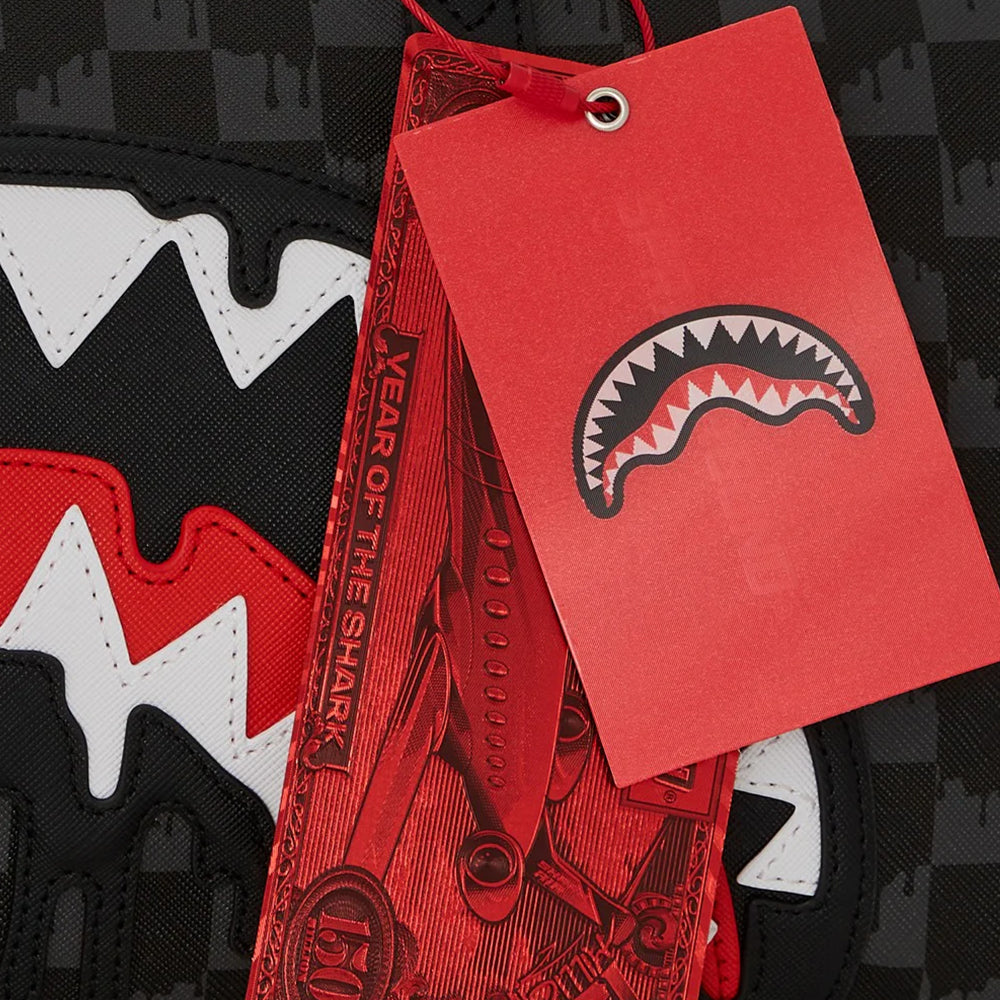 Bauletto Unisex SPRAYGROUND stampa Dripping Sharks in Paris