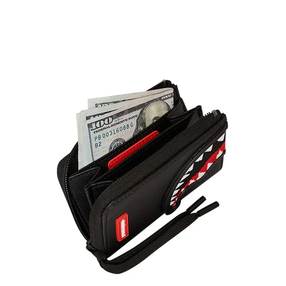 Portafoglio Piccolo con Zip SPRAYGROUND stampa Fly Knit Mouth