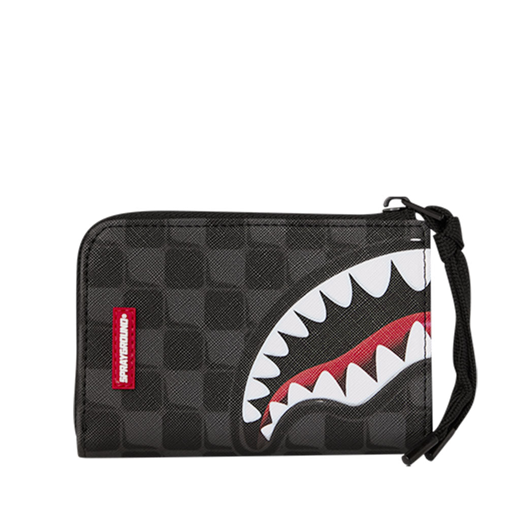 Portafoglio Piccolo con Zip SPRAYGROUND stampa Sharks in Paris Balloon Black