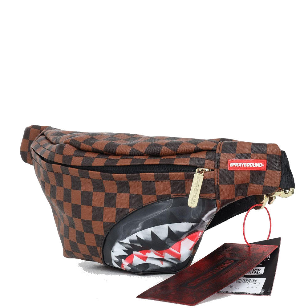 SPRAYGROUND Herren-Gürteltasche Sip Lenticular Chomp Print