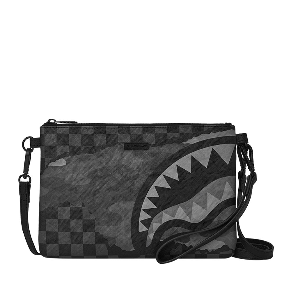 SPRAYGROUND Handgelenktasche mit „Split Up Camo Tear“-Aufdruck