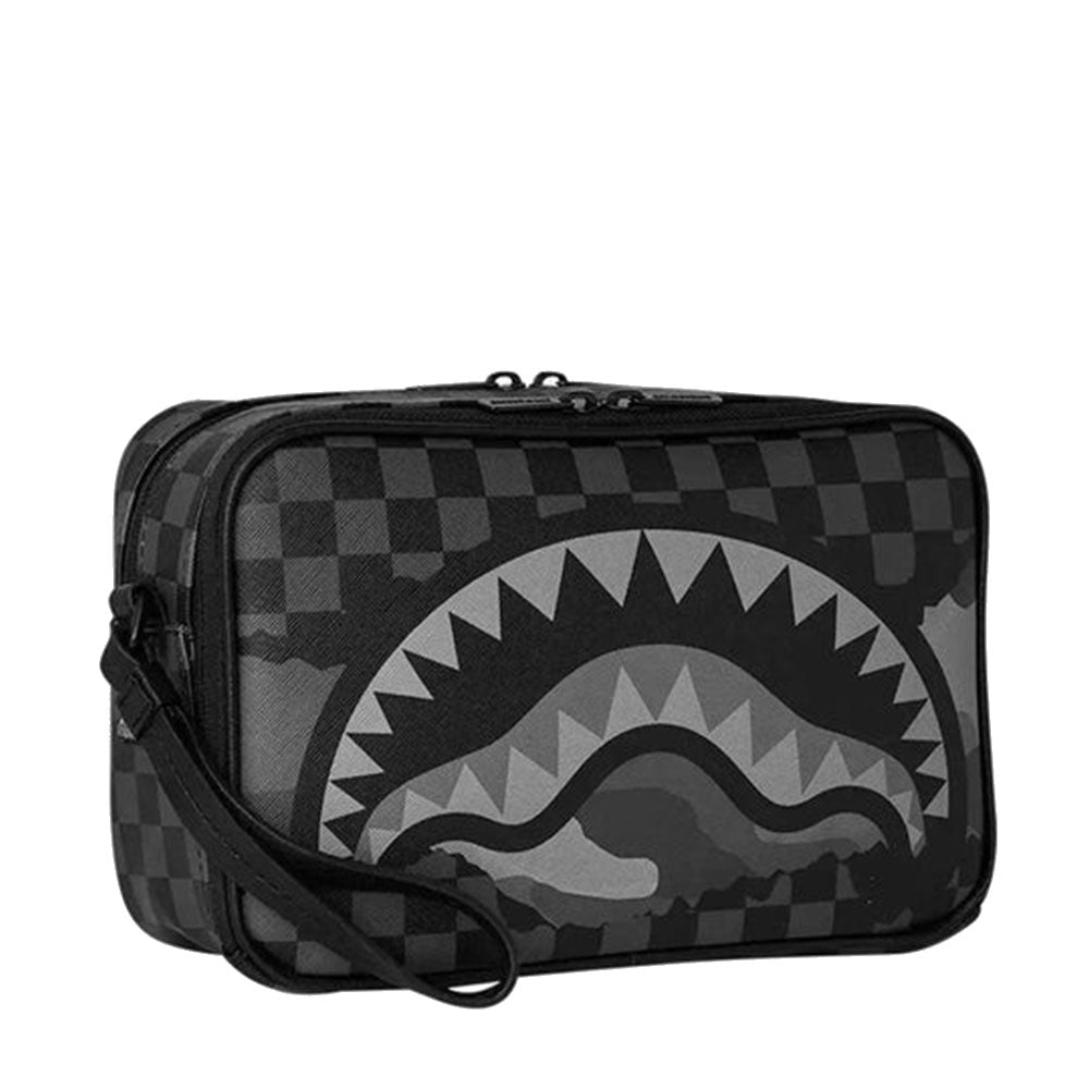 SPRAYGROUND Kulturbeutel mit „Split Up Camo Tear“-Aufdruck