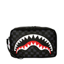 SPRAYGROUND Kulturbeutel mit Drip Check Shark-Aufdruck