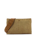 Borsa Donna a Tracolla BORBONESE linea Eco Line Small in Tessuto OP Beige Brown