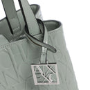 ARMANI EXCHANGE Damen Handtasche mit Schultergurt, Salbeigrün, Größe S