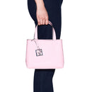 ARMANI EXCHANGE Damenhandtasche mit Schultergurt, glänzende Sonnenuntergangsfarbe, kleine Größe