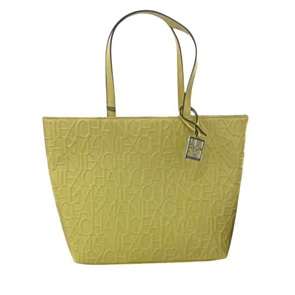 Borsa Donna ARMANI EXCHANGE Shopping a Spalla colore Light Bamboo