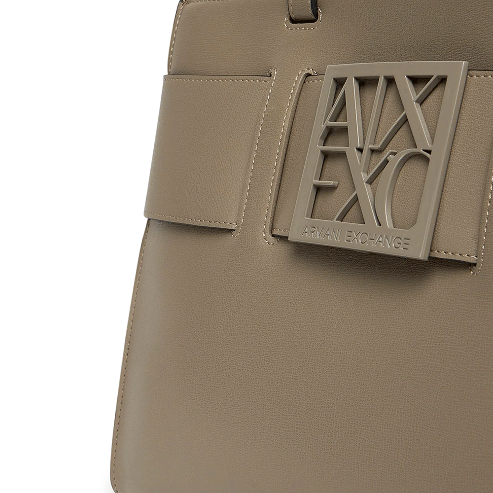 Borsa Donna a Mano ARMANI EXCHANGE colore Brown Bass Misura Grande
