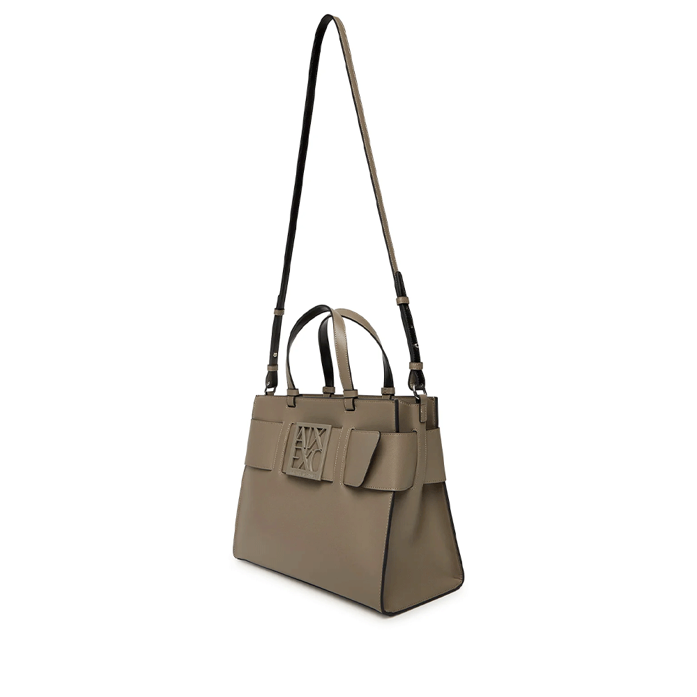 Borsa Donna a Mano ARMANI EXCHANGE colore Brown Bass Misura Grande