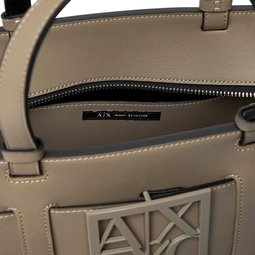 Borsa Donna a Mano ARMANI EXCHANGE colore Brown Bass Misura Grande