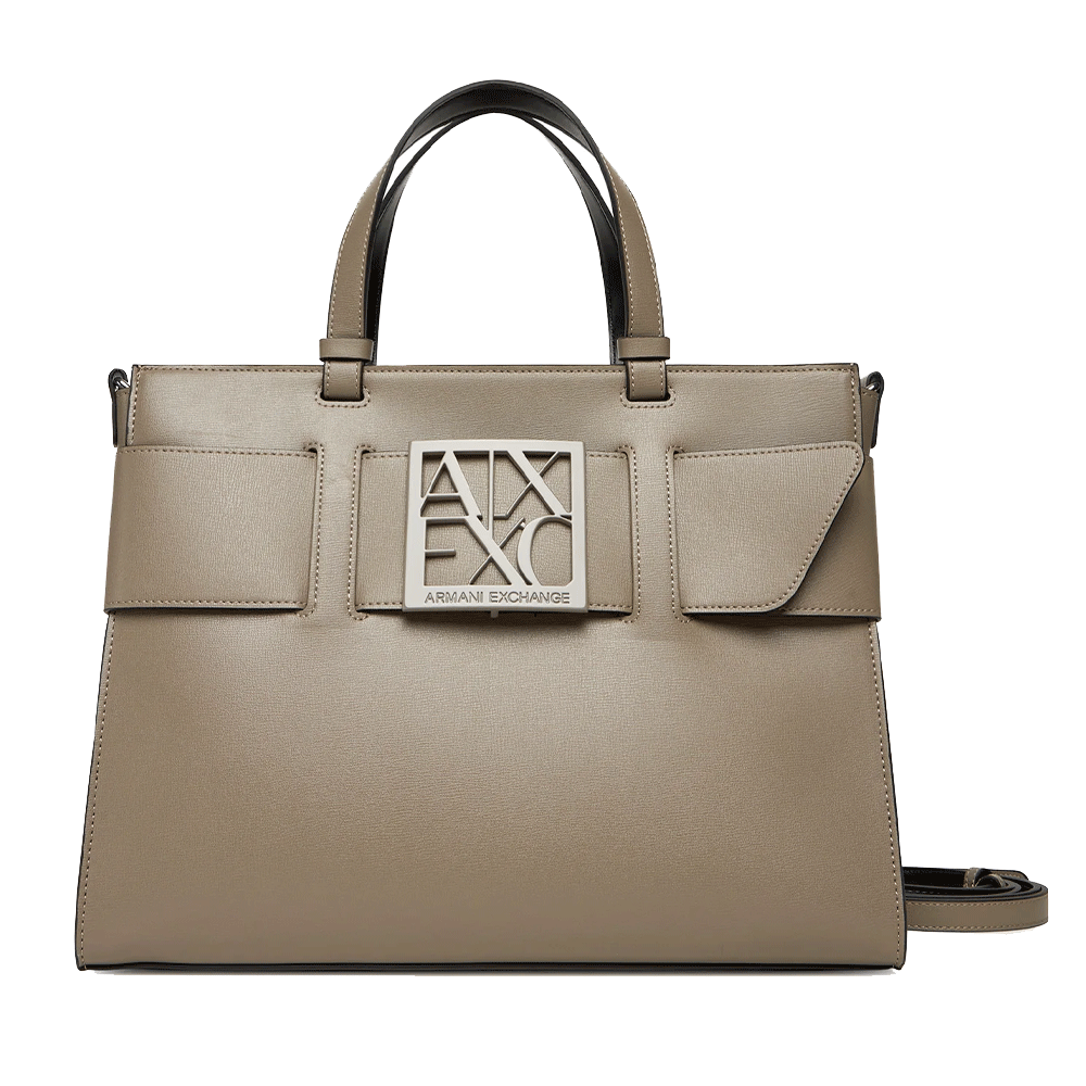 Borsa Donna a Mano ARMANI EXCHANGE colore Brown Bass Misura Grande