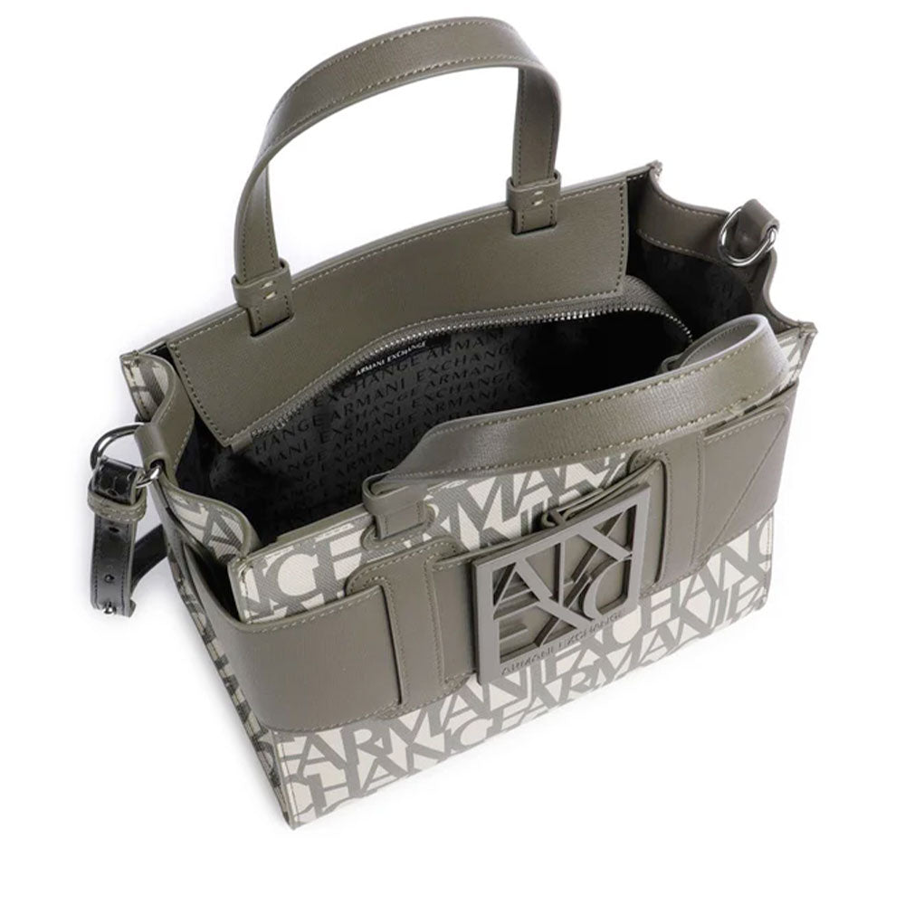 Borsa Donna a Mano con Tracolla ARMANI EXCHANGE colore Sand - Savanna Misura Piccola