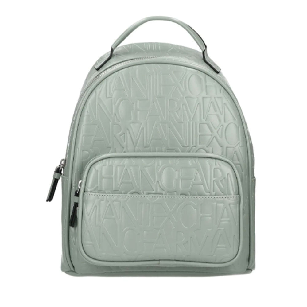 Zaino Donna ARMANI EXCHANGE Con Logo Impresso Chiuso con Zip colore Sage