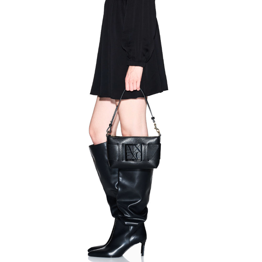 Borsa Donna Hobo Mini a Spalla ARMANI EXCHANGE Colore Nero