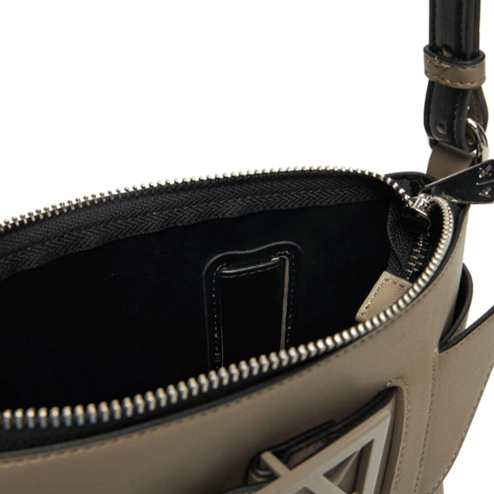 Borsa Donna Hobo Mini a Spalla ARMANI EXCHANGE Colore Brown Bass