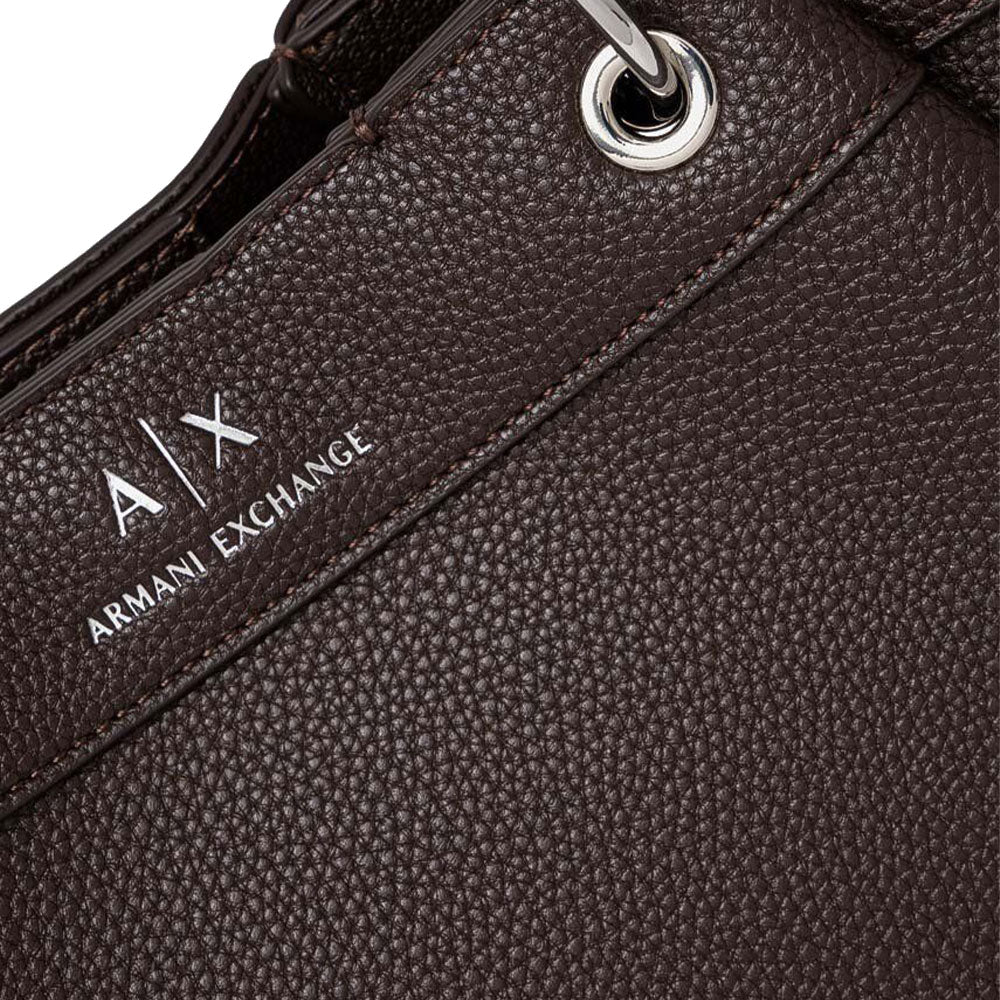 Borsa Donna a Mano con Tracolla Logata ARMANI EXCHANGE Colore Liquor