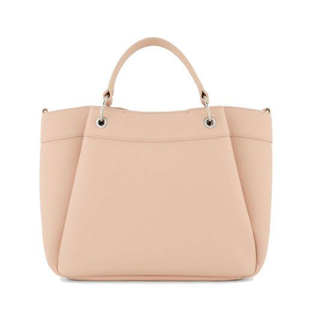 Damenhandtasche mit Schultergurt mit ARMANI EXCHANGE-Logo, Farbe Sunrise