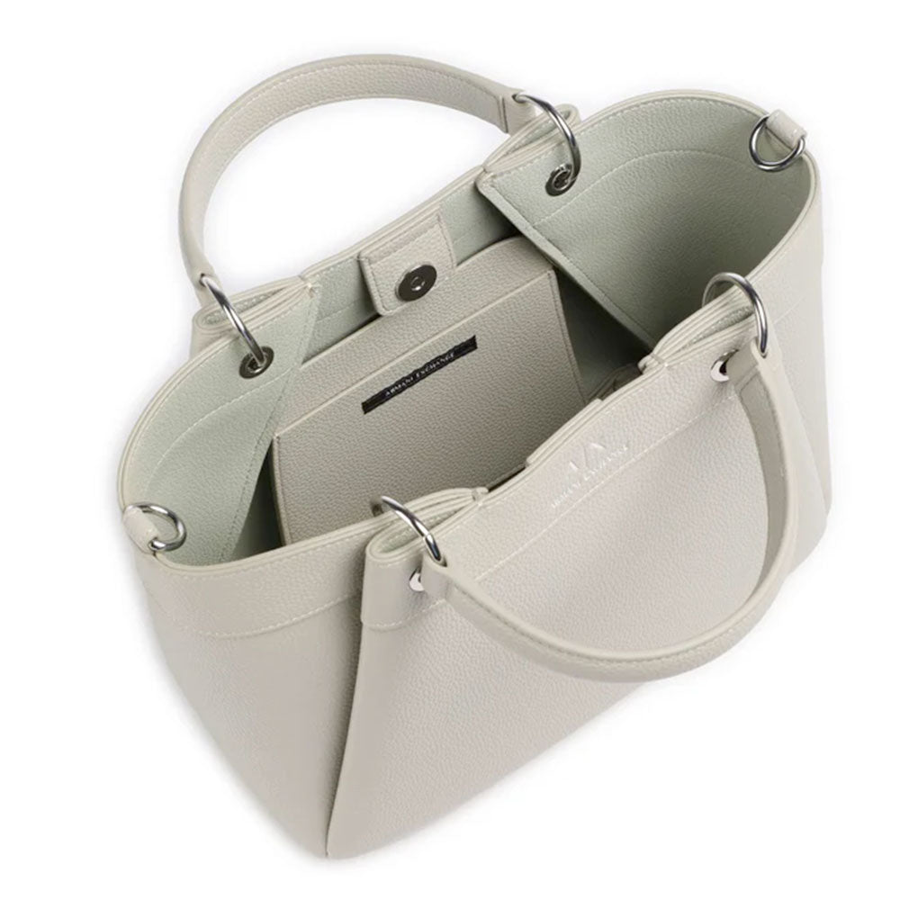 Borsa Donna a Mano con Tracolla Logata ARMANI EXCHANGE Colore Dust