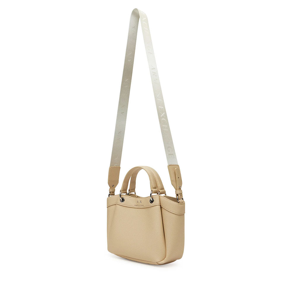 Kleine Damen-Henkeltasche mit Logoriemen ARMANI EXCHANGE in Valley