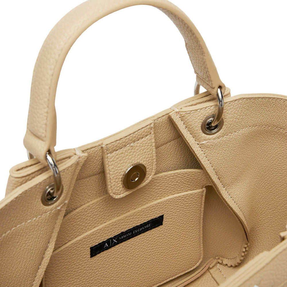 Kleine Damen-Henkeltasche mit Logoriemen ARMANI EXCHANGE in Valley