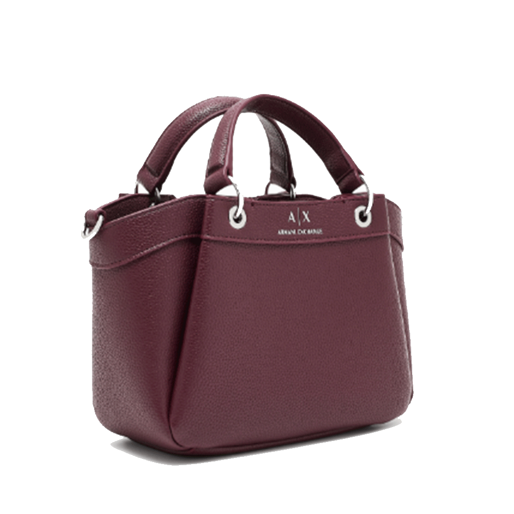 Borsa Donna a Mano con Tracolla Logata ARMANI EXCHANGE Colore Groove Misura Piccola