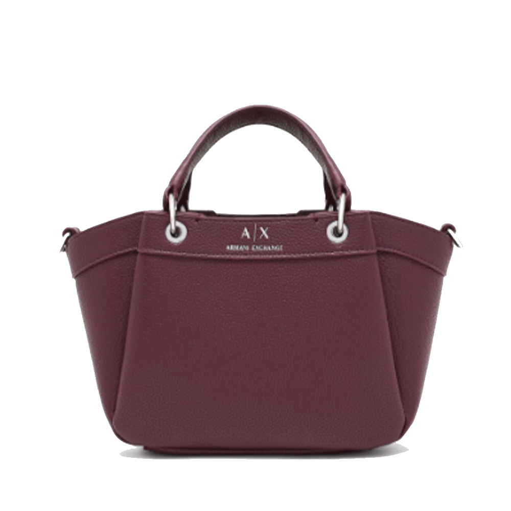 Borsa Donna a Mano con Tracolla Logata ARMANI EXCHANGE Colore Groove Misura Piccola