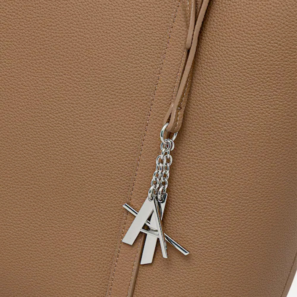 Damen-Shopper ARMANI EXCHANGE in Mineral-Ramie
