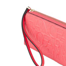 Portafoglio Donna Zip Around ARMANI EXCHANGE colore Grenadine con Logo Lucido