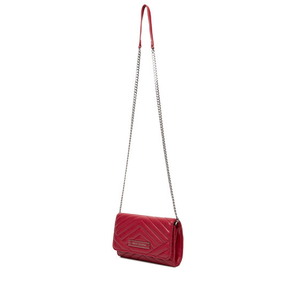 Clutch Donna con Tracolla in Catena ARMANI EXCHANGE colore Red Dahlia