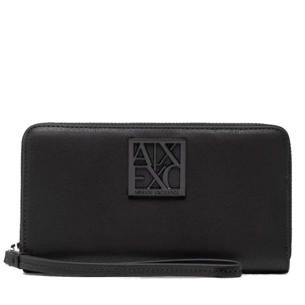 Portafoglio Donna Zip Around ARMANI EXCHANGE colore Nero