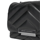 Borsa Donna a Tracolla Chiusa con Patta e Clip ARMANI EXCHANGE Colore Nero