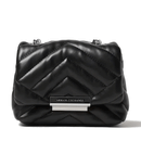Borsa Donna Mini a Tracolla Chiusa con Patta e Clip ARMANI EXCHANGE Colore Nero Linea Susy